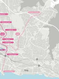 The new m2 is a fully automated subway system connecting ouchy to the northern suburb of epalinges via the central station, flon, and multiple stops in the old town. M3 Metro Line Cche