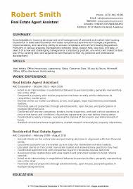 Real Estate Agent Resume Samples Qwikresume