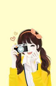 Gambar lucu bergerak whatsapp, gambar lucu anak funk. Korean Art Gadis Kartun Lucu Gambar Animasi Kartun Ilustrasi Lukisan