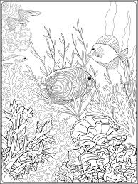 Now take a break from your work and have fun coloring these beautiful and addictive coloring pages. Adult Coloring Book Coloring Page With Underwater World Coral Reef Stock Illustration Illustration Of Travel Aquatic 101603655