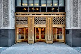 Entrance One North Lasalle Chicago Chicago Design Art Deco Architecture