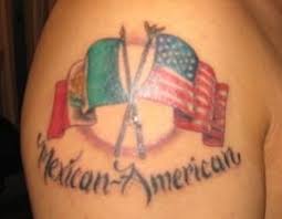 People from mexican descent (who lives in america) usually wear this tattoo. Mexican American Power Mexican Tattoo Tattoos Tattoo Designs