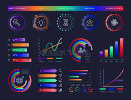 Technology Hud Vector Infographic Diagrams Digital