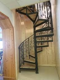 #101 standard interior spiral staircase with carpeted treads. 60 Spiral Staircase With Cedar Wood On The Steps There Etsy