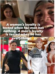 A woman's loyalty is tested when her man has nothing. A man's loyalty is  tested when he has everything.” -Unknown