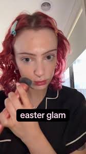 Easter Makeup with Crosses