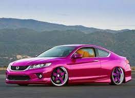 Pin By Casey Grubelnik On Pink Honda Pink Car Honda Accord Coupe