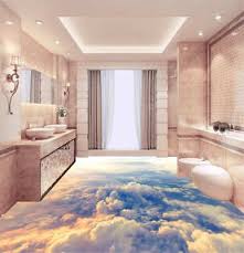 Dreamlike Sky 3d Floor Mural Photo Flooring Wallpaper Home Printing Decoration Ebay Floor Design Floor Wallpaper Home Remodeling