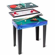 Hearthsong 4 In 1 23 Multi Game Table Wayfair Multi Game Table Table Games Foosball