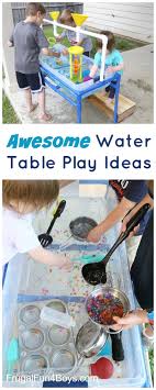 Awesome Water Table Play Ideas Frugal Fun For Boys And Girls Toddler Activities Summer Activities For Kids Kids Sensory