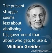 William Greider's message for us