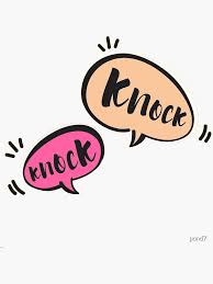 Knock Knock" Sticker for Sale by pond7 | Redbubble