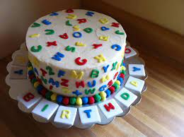 Alphabet cake | how to make alphabet a cake. Abc Birthday Cake Another Slice Of Cake Boy Birthday Cake Abc Birthday Parties Alphabet Cake