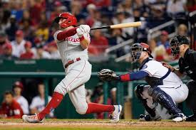 The phillies recalled infielder nick maton to take anderson's place on the active roster. Phillies Extend Winning Streak To 4 With 9 5 Win Over Nats Sports Timesherald Com