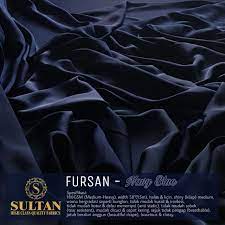  Kain Fursan Polos Warna Navy Warna Kain