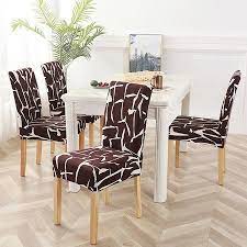 Slipcover Covers Stretch Dining Chair Cover Removable Washable Banquet Furniture Protector Covers 1 2 4 6pcs Walmart Com In 2021 Dining Chair Covers Dining Room Chair Covers Slipcovers For Chairs