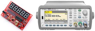 frequency counter using an FPGA, STM32 ...