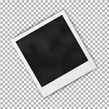 Realistic Blank Photo Frame Polaroid Frame Isolated On Transparent Background