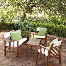 Belize Occasional Furniture 4 Piece Set From World Market With The Deeper Bench This Would Be Great Outdoor Furniture Sets Outdoor Rooms Dream Decor