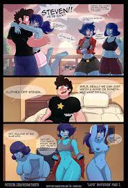 Lapis's Invitation: a comic where adult Steven has a surprise foursome with  the Lazulis (art by HermitMoth) : r/StevenUniverseNSFW