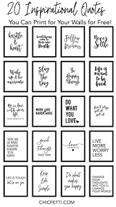 20 Inspirational Quotes You Can Print For Your Walls For Free Free Printable Quotes Free Printable Wall Art Wall Printables