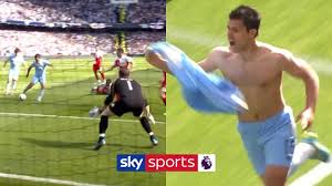 5:07 micah richards, joleon lescott and vincent kompany rewatch one of the most dramatic final game of a season as sergio aguero's last minute goal against qpr clinched manchester city's first ever. Sergio Aguero S Goal Vs Qpr How Man City Sealed The Title In The Premier League S Most Dramatic Finish