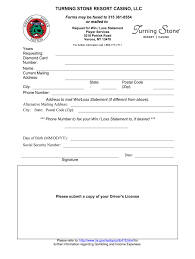 Turning Stone Win Loss Statement Fill Out And Sign Printable Pdf Template Signnow