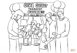 Our girls were able to start the meeting and chat while coloring. Girl Scout Brownies Coloring Pages Coloring Home