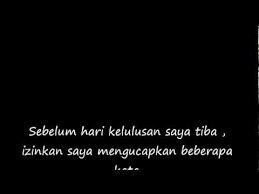 Hasil gambar untuk kata kata perpisahan sekolah