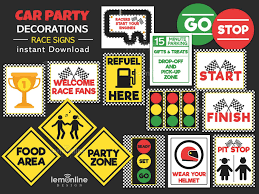 race signs race car party signs car party decorations etsy race car party race car party decorations cars party