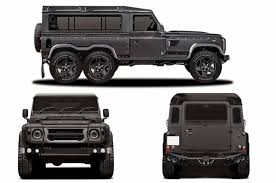 Le Defender 6 Roues Motrices De Land Rover Land Rovers Landrover Defender Kahn Design