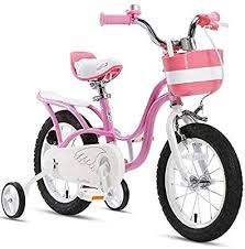 Amazon Com Royalbaby Girl S Bike Little Swan 16 Inch Kids Bike With Training Wheels Kickstand Basket Girls C Bike With Training Wheels Kids Bicycle Kids Bike