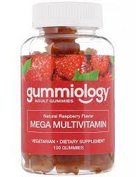 Витаминно-минеральный комплекс Gummiology Adult Mega Multivitamins Gummies,  Natural Raspberry Flavor | отзывы