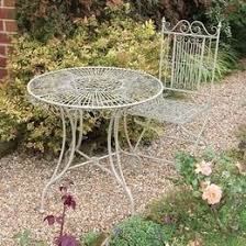 Maybe you would like to learn more about one of these? Laura Ashley Metal Decorative Chair Color Oyster Metal Garden Table Garden Table Outdoor Decor