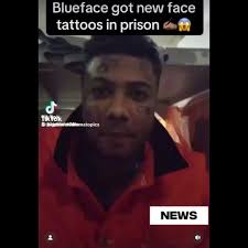 Blue Face in Jail Photo