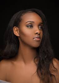 Elegant Black Woman Portrait Soft Lighting Studio