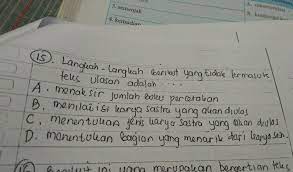 Ada banyak jenis buku yang di dapat dijadikan sebagai objek untuk membuat teks ulasan. Langkah Langkah Berikut Yang Tidak Termasuk Teks Ulasan Adalah Brainly Co Id