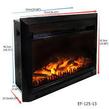 The previous homeowners planned on refitting the fireplace with a natural gas insert but. Paramount 25 In Electric Fireplace Insert Ef 125 13 Rona