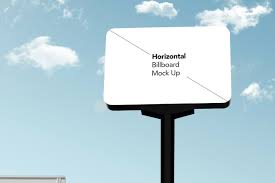 Rounded Horizontal Billboard Mock Up By Retrobox On Envato Elements Billboard Mockup Billboard Mockup