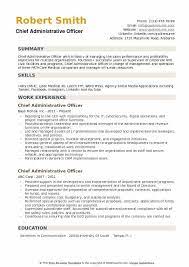 Budgeting and office finance systems. Chief Administrative Officer Resume Samples Qwikresume