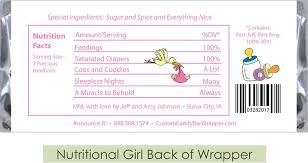 We love baby showers around here. Boy Baby Shower Candy Bar Wrappers Announce It