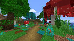 Pj On Twitter Trying To Build A Fantasy Forest With The New Minecraft 1 16 Blocks