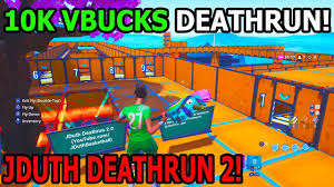 See the best & latest fortnite creative codes for vbucks on iscoupon.com. My Secret New Deathrun Map 10 000 Free Vbucks Prize Youtube