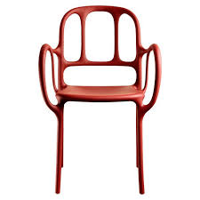 Magis Mila Chair Red Chair Contemporary Chairs Plastic Chair