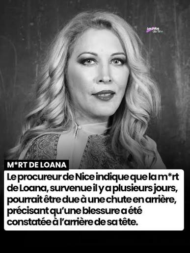 🔴🇫🇷🕊️M*RT DE LOANA- Le procureur de Nice indique que la m*rt de Loana,  survenue il y a plusieurs jours, pourrait être due à une chute en arrière,  précisant qu'une blessure a été