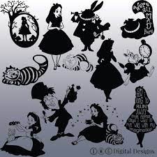 Bilder finden, die zum begriff kaninchen passen. 12 Alice In Wonderland Silhouette Images By Omgdigitaldesigns Alice In Wonderland Silhouette Disney Silhouette Wonderland Tattoo