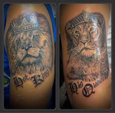 Tribal tattoos were popular back in the '90 and now, they are simply lame. King And Queen Lion By Jon Morrison Madison Tattoonow