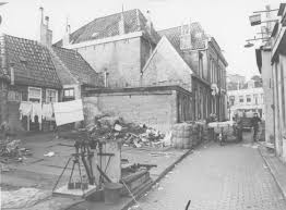 1956 Groningen Sledemennerstraat Met De Noord Nederlandse Lompen En Metaalhandel Groningen Nederland Stad