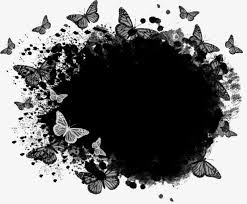 Background Border Design Black And White Butterfly Black Butterfly Border Butterfly Clipart Black Butterfly Png Transparent Clipart Image And Psd File For Free Download Paint Splash Background Love Background Images Photoshop Backgrounds Free