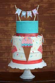 Ice Cream Baby Shower Cake Baby Shower Cakes Cake Shower Cakes